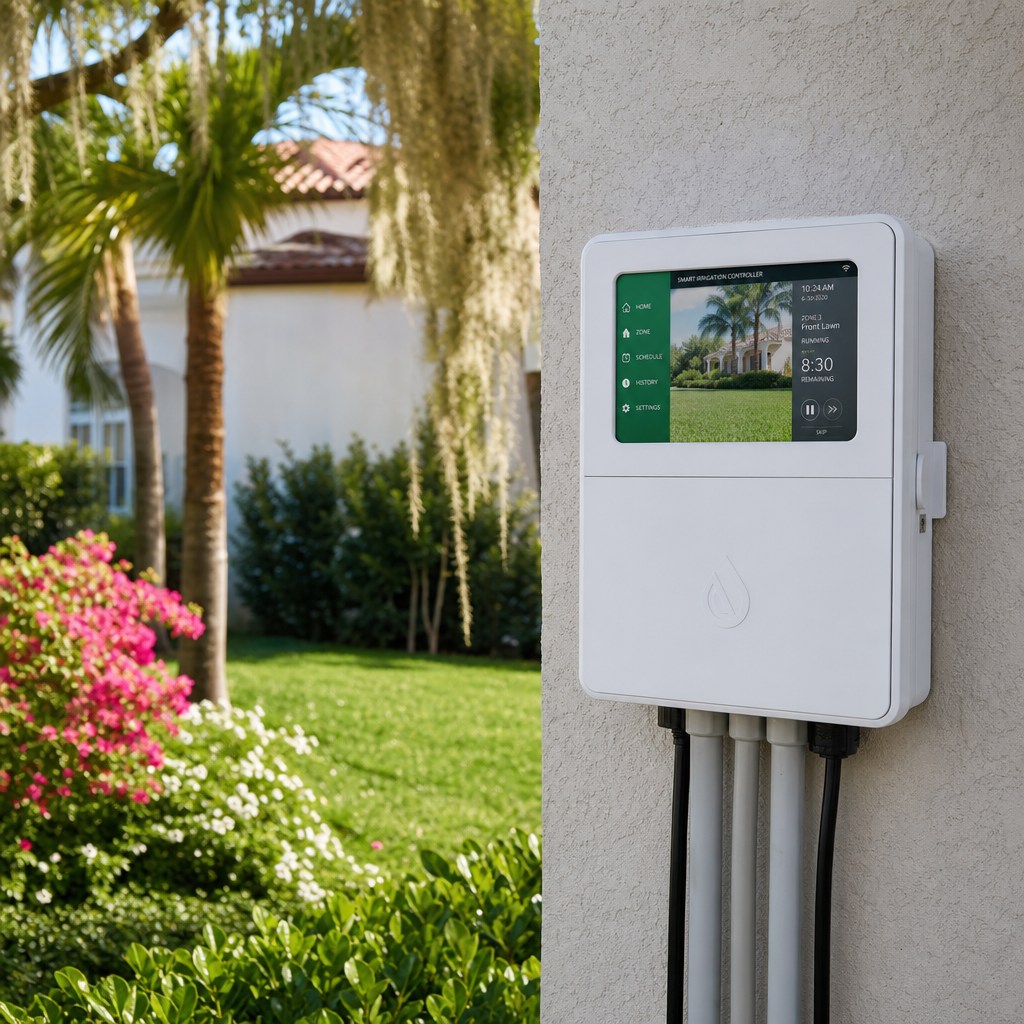 Smart irrigation upgrade on a Safety Harbor lot