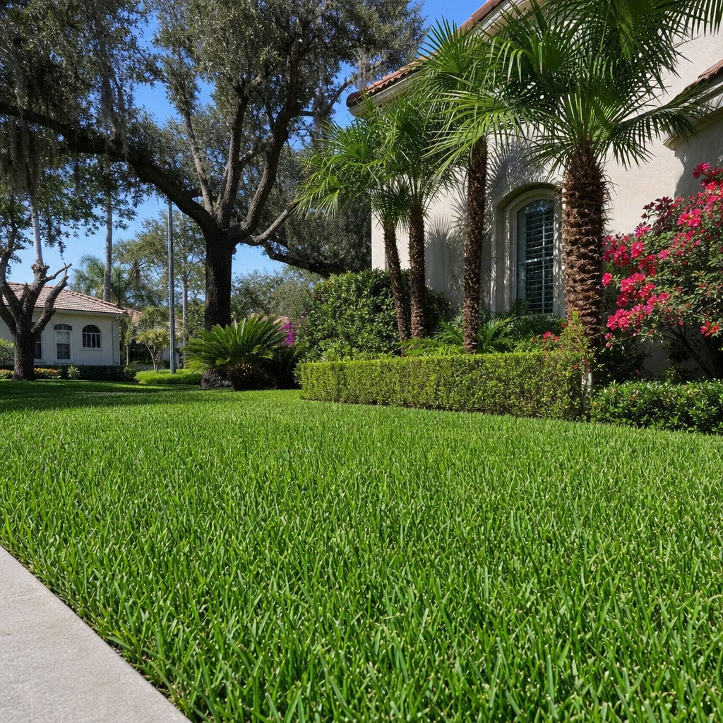 Established lawn on a Temple Terrace, Hillsborough County property